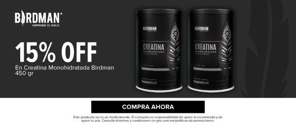 Creatina Birdman 15% OFF 