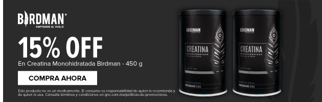 Creatina Birdman 15% OFF 