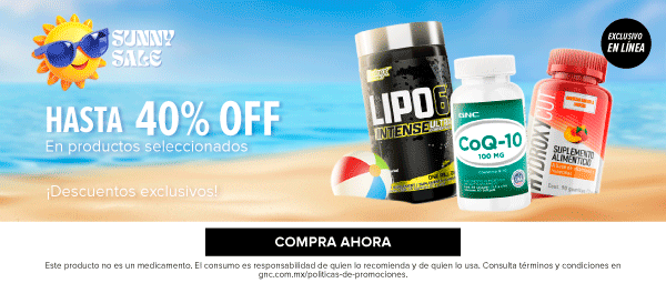 Sunny Sale hasta 40% OFF 